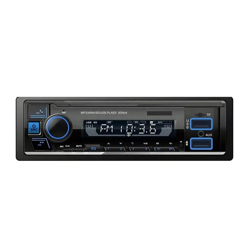 1 DIN araba radyo FM Stereo alıcı ses MP3 çalar Bt cep telefonu eller serbest USB/SD Dash Aux radyo teyp