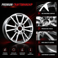Rines Monobloque Forjados Personalizados 21x9.5 21x11, 5x130 PCD, CB 71.56, Acabado Negro Mecanizado, Distintos Tamaños, para Sedanes de Lujo, CNC