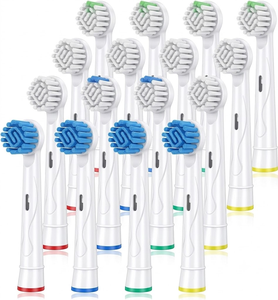 Têtes de rechange pour brosse à dents électrique en nylon à poils moyens de qualité supérieure pour usage hôtelier et extérieur - Product Image 1