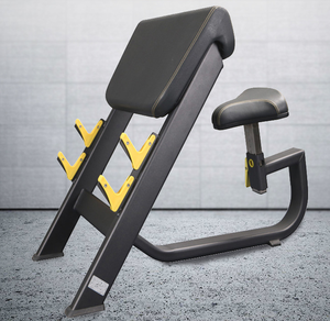 Máquina de Musculación de Alta Calidad para Gimnasio, Banco Preacher Curl Sentado - Product Image 5