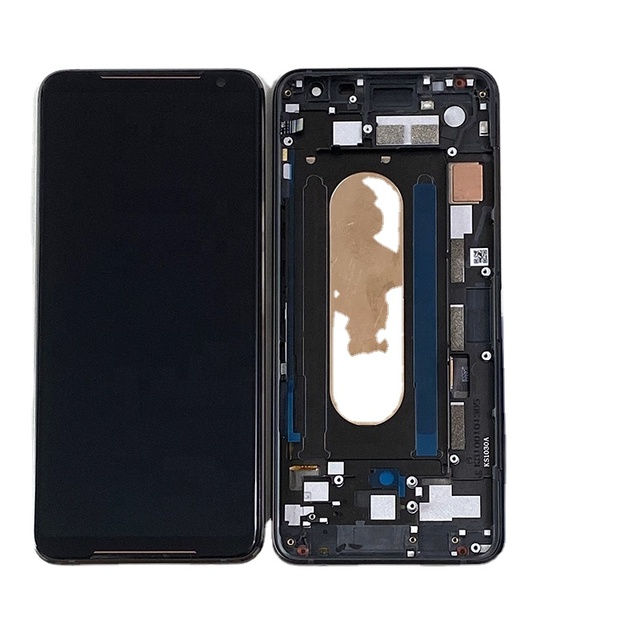 Original for Asus ROG 2 Amoled Touch Panel Digitizer LCD Frame Mobile Phone Screen Replacement for ROG Phone 2 Rog 2 ZS660KL