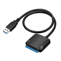 Convertidor de adaptador SATA a USB 3,0, adaptador de disco duro USB 3,0 a 2,5/3,5 IDE para HDD
