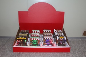 Nuova Collezione <span class=keywords><strong>di</strong></span> Mini Case Natalizie in Resina con Luci LED per Decorazioni Natalizie - Product Image 5