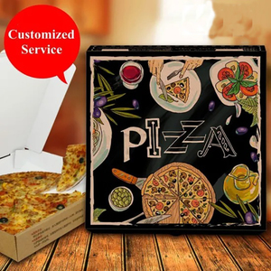 Papelão branco grande/pequena dimensões 6 13 14 24 polegadas <span class=keywords><strong>pizza</strong></span> caixa de <span class=keywords><strong>pizza</strong></span> - Product Image 3