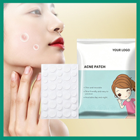 AUSLKA Beauty Patchs Hydrocolloïdes Anti-Acné Parfum Concombre Utilisation Jour et Nuit Invisibles pour Tous Types de Peau Patchs Individuels Contre les Boutons