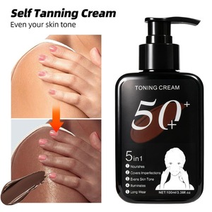DK'DE Bronzer Tone Up Cream, Brillo Bronceado Natural, Hidratante y Nutritivo para el Cuidado de la Piel, Unifica el Tono de la Piel, Crema Hidratante <span class=keywords><strong>con</strong></span> <span class=keywords><strong>Color</strong></span>, Base de Maquillaje - Product Image 2
