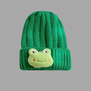 The Cartoon Will Call the Rabbit <strong>Woolly</strong> <strong>Hat</strong> <strong>Lady</strong> Youth Circular <strong>Hat</strong> Knitting Machine Wool Knit <strong>Hat</strong> - Product Image 2