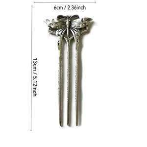 Nuevo pasador de pelo floral con diseño de mariposa oculta para mujer, regalo único para <span class=keywords><strong>el</strong></span> Día de la Madre, accesorio mágico de brujería para <span class=keywords><strong>el</strong></span> <span class=keywords><strong>cabello</strong></span>. - Product Image 3