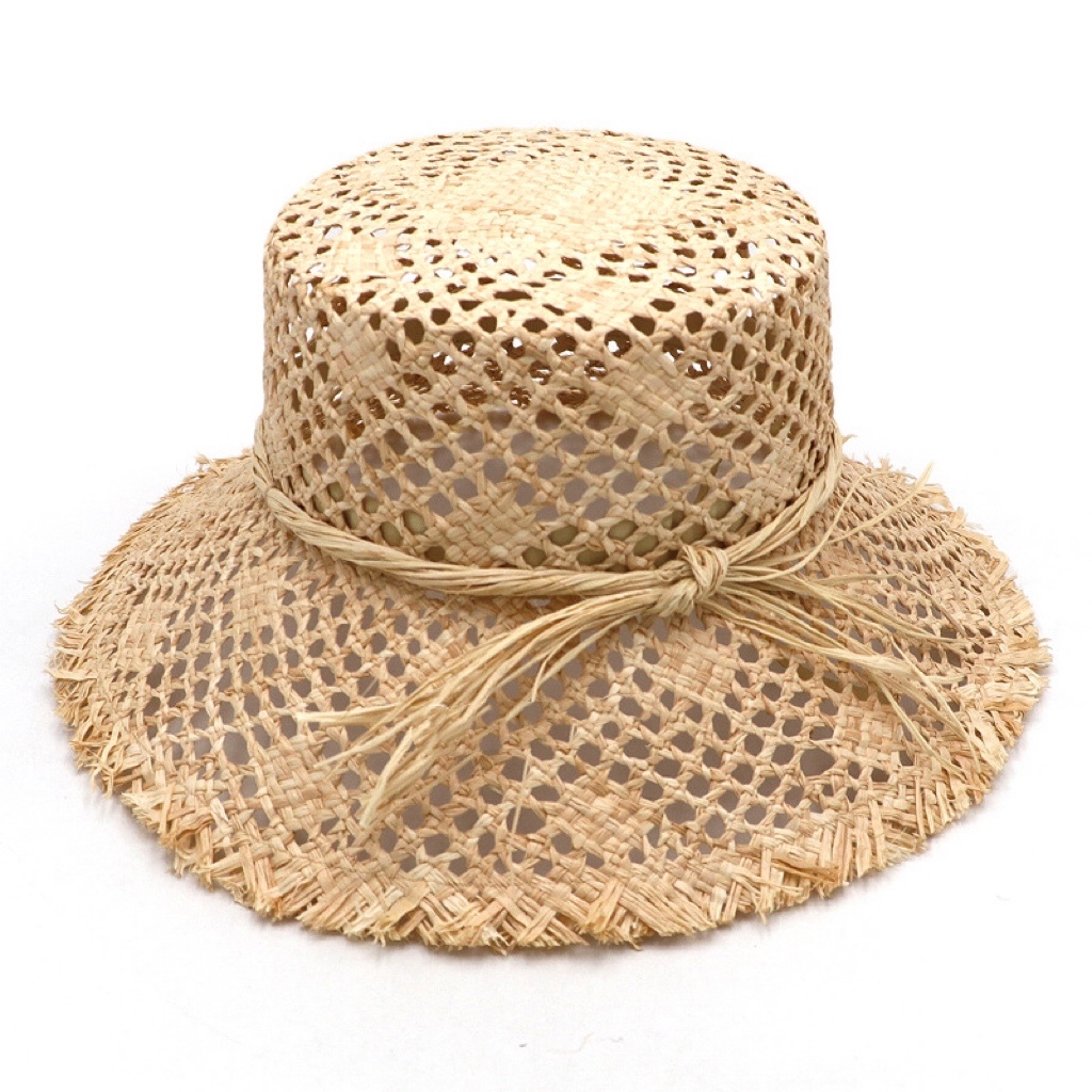 Chapeau bob / Bucket hat imprimé africain - Bleu Samakaka - tailles en