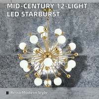 Lustre LED en verre de Murano moderne Plafonnier Luminaire de plafond nordique pour le salon