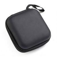 Étui de rangement portable multifonctionnel en EVA avec logo personnalisé, sac de transport à fermeture éclair pour écouteurs, câble USB, chargeur, batterie externe, outils de maquillage