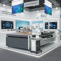 Máquina Plotter de Corte Digital CNC para Bases de Pastel Corrugadas, Platos y Tazones de Papel para Hoteles y Restaurantes, Bandejas de Exhibición de Alimentos