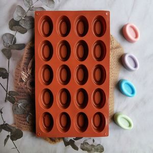 12/20 Holes Non-Stick <b>Silicone</b> Cake Molds <b>Baking</b> Trays Reusable Cupcake Muffin Fluted Oval Donut Cake Pans - Product Image 2