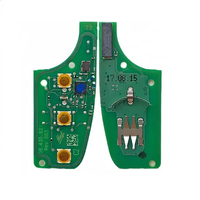 Télécommande de remplacement pour clé de voiture intelligente Peugeot 208-2008-301-508, 3 boutons, 315Mhz, puce ID46, marché américain, FCC 9674001280