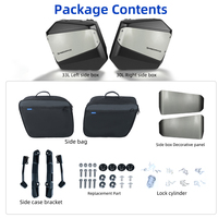 Ensemble de sacoches latérales robustes pour bagages 33L+30L, compatibles avec Honda NT1100, sacoches de selle, porte-outils