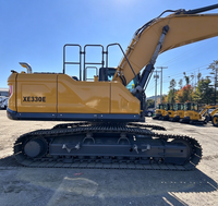 Excavatrice populaire XE330E de 32,5 tonnes avec godet de 1,4 m³, idéale pour les travaux de terrassement et de construction routière