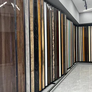 18mm उच्च चमक Mdf पीईटी उच्च चमकदार Melamine के टुकड़े टुकड़े Mdf बोर्ड