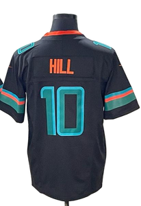 Maglia da Football Americano Economica all'Ingrosso, Traspirante, Manica Corta, Opzione Taglie Forti, con Maglie dei Miami Dolphins di Tyreek Hill - Product Image 5