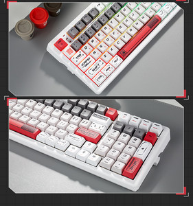 Teclado Mecánico Inalámbrico para Juegos HEXGEARS V99 de 99 Teclas, Tri-Modo, BT, Interruptores Kailh Intercambiables en Caliente, Teclas PBT con Junta, RGB, 4600 mAh - Product Image 6