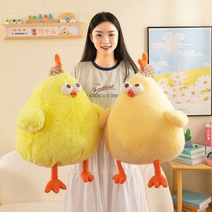 Muñeco <span class=keywords><strong>de</strong></span> Peluche <span class=keywords><strong>de</strong></span> Pollo Gordo Amarillo Simulado, Juguete <span class=keywords><strong>de</strong></span> Peluche <span class=keywords><strong>de</strong></span> Gallo Grande y Regordete, Almohada Cojín <span class=keywords><strong>de</strong></span> Gallina <span class=keywords><strong>de</strong></span> Gran Tamaño con Vientre Grande - Product Image 4
