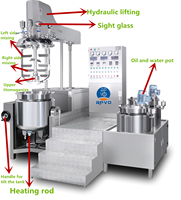 Homogénéisateur sous vide Machine d'émulsification Ligne de production de mayonnaise Pâte de ketchup à la tomate Machine de fabrication de fromage à la crème cosmétique