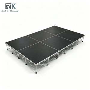 Heavy Duty Stage Platform Aluminum Smart Stage Portable Stage <b>Kit</b> Mobile Stage Platform for Wedding Events - Product Image 1