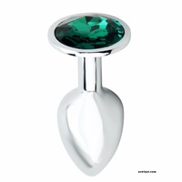 Extreme Ass Lock Exotic Anal Plugs Coeur Métal Acier Inoxydable Ass Lock Butt Plug Taille M