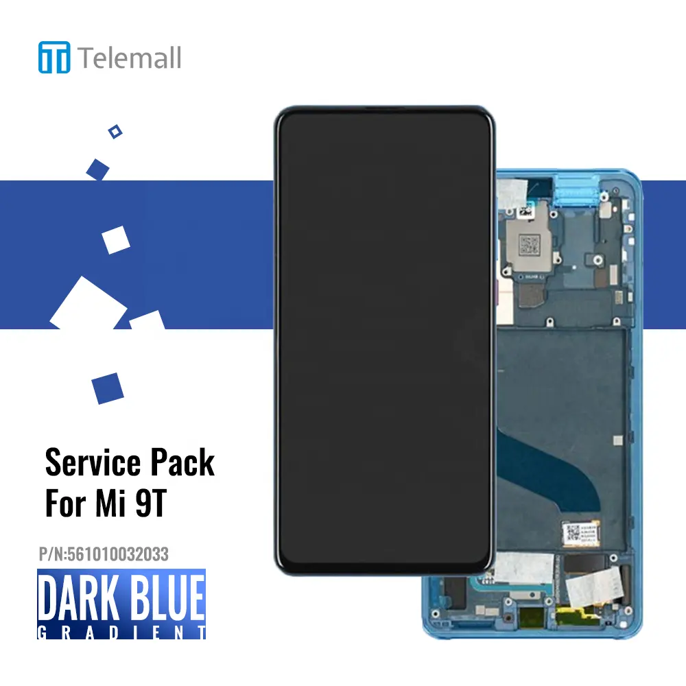 ЖК-дисплей для Xiaomi Mi 9T, модуль дисплея, оригинальный экран + сенсорный темно-синий градиент, 561010032033 Сервисный пакет