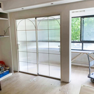 Opvouwbare Scheidingsdeur Brandwerendheid Ontwerp Glasvezel Scherm Accordeon Deuren Voor Interieur En Tuin Voor Woonkamer - Product Image 5