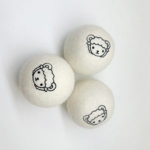 Prix usine 100% boule de <span class=keywords><strong>laine</strong></span> néo-zélandaise taille personnalisable bricolage décoration de la maison fournitures pour guirlande de noël 1000 pièces commande minimum - Product Image 5