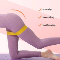 Juego de Bandas de Resistencia TPE con Logotipo Personalizado, Bandas de Entrenamiento para Glúteos y Bandas Elásticas de Fitness para Ejercicio y Yoga