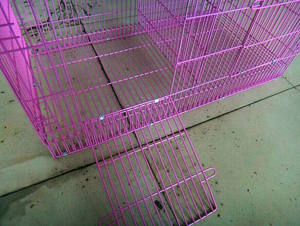 Gabbie per animali domestici rosa di buona qualità a basso prezzo per conigli in vendita - Product Image 4