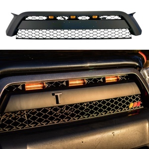 อุปกรณ์ตกแต่งภายนอกรถยนต์ MARVELAND กระจังหน้าสีดำด้านพร้อมไฟ LED สำหรับ TOYOTA 4RUNNER ปี 2012-2014 - Product Image 3