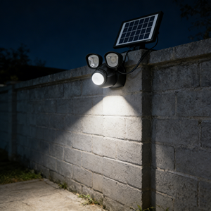 Lumière LED moderne pour extérieur, projecteur de sécurité pour garage, détecteur de mouvement, 13W, lumière murale à double tête réglable - Product Image 3