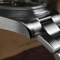 Montre Explore à Cadran Émaillé de 38mm, Logo Personnalisé, Montre-Bracelet Mécanique Automatique de Plongée, Revêtement Super Lumineux pour Hommes