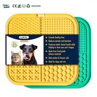 Nouvel arrivage : Tapis de léchage en silicone personnalisé avec logo pour chien, accessoire de gamelle pour ralentir la consommation des animaux de petite taille