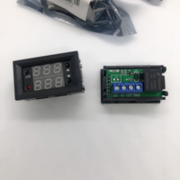 Pantalla doble tiempo módulo de relé DC 12V relé de retardo de tiempo Mini LED Digital relé temporizador tiempo demora tiempo de ciclo interruptor de Control de casa