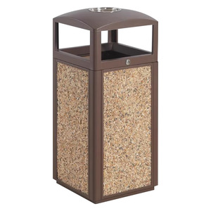 Poubelles extérieures haut de gamme personnalisées pour villas, parcs et jardins, avec cendriers et bacs à déchets de fruits. - Product Image 2