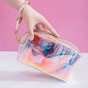 Women's High Quality Transparent Travel Cosmetic Bag Zipper Closure Water-Resistant <b>Makeup</b> Organizer Bags Toiletries Storage - Product Image 2