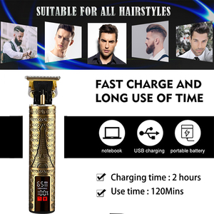 TZ-T016 T9 tondeuses à cheveux électriques hommes 0mm chauve coupe de cheveux Machine 3.7V pièces de rechange gratuites <span class=keywords><strong>Nova</strong></span> tondeuse à cheveux en acier inoxydable - Product Image 6