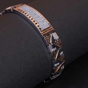 สร้อยข้อมือเงินแท้ SATVA SILVER Premium 64% ชุบโรเดียม ดีไซน์เก๋สำหรับทุกเพศ - Product Image 3