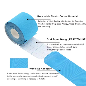 Bande de kinésiologie, fabricant de bandages sportifs colorés et imperméables, vente en gros et personnalisation - Product Image 5