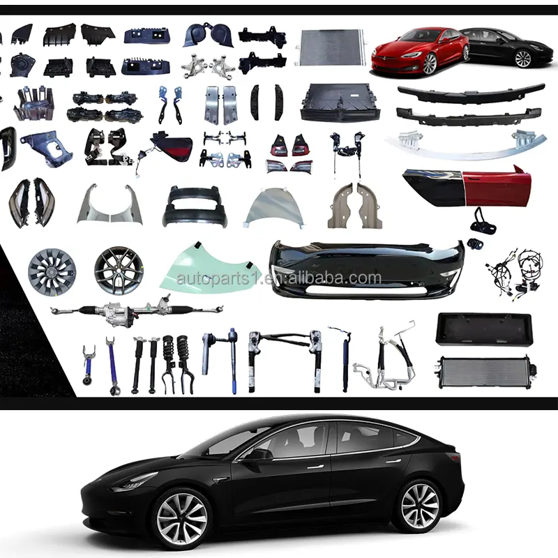 Suku cadang buatan Tiongkok EV tutup dek bagasi belakang suku cadang pengganti untuk Tesla Model 3 Y S X KIT Bodi
