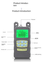 Mini-mètre de puissance optique portable FTTH OPM 800-1700nm SC/FC/ST UPC/APC 850/980/1310/1490/1550/1625nm