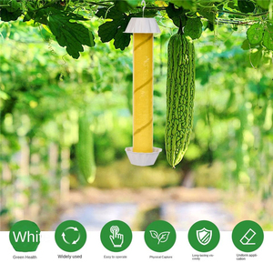 Trampa para Garrapatas Hortícolas, Trampa Adhesiva Amarilla de Doble Cara para Insectos Voladores, para Granjas - Product Image 2