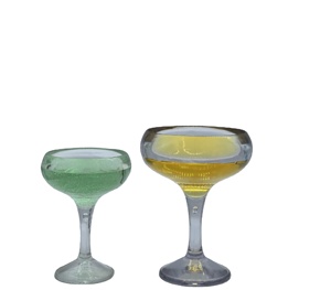 Gobelet à cocktail en plastique transparent de qualité alimentaire avec logo personnalisé, 8,5 oz, 250 ml, pour les cocktails, les vins, les fêtes et les mariages - Product Image 1