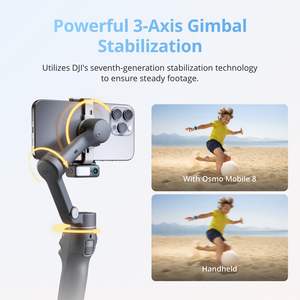 Telefon için yeni sürüm yerli izleme için <span class=keywords><strong>Osmo</strong></span> cep 8 Gimbal sabitleyici EDockKit ile 360 ° rotasyon 10h pil katlanabilir - Product Image 4