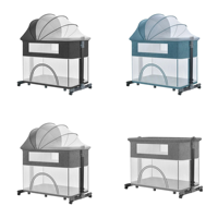 Lit parapluie pliant classique personnalisé OEM ODM pour bébé, berceau, lit d'appoint pour enfants, idéal pour le sommeil et les activités des tout-petits