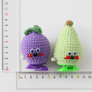 Jouet coulissant en laine tricotée au crochet, figurines de fruits et légumes artificiels Kawaii Positive, pour les 14 ans et plus, pour Noël - Product Image 4