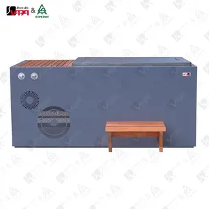 Vapasauna direct manufacturer wifi ice bath water cooling chiller cold plunge with chiller water chiller for cold plunge